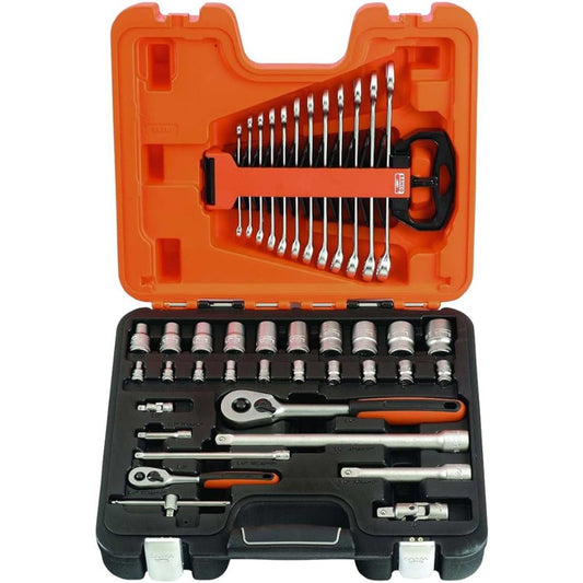 BAHCO S410 Socket & Spanner Set 41 Piece 1/4in & 1/2in Drive