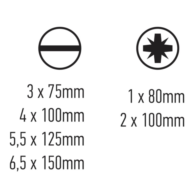 FF Group 6 pce Screwdriver Set