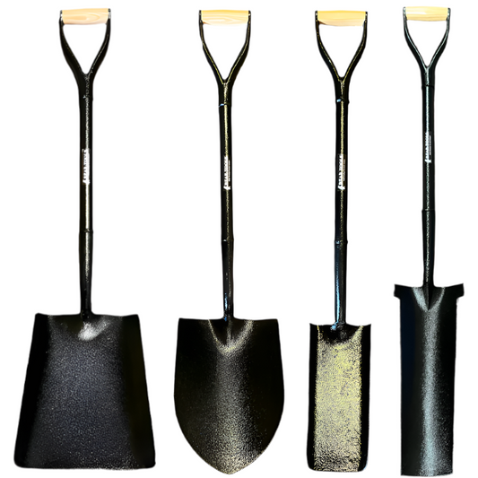 PACK OF 4 BEAR ALL STEEL SOLID SOCKET SHOVELS