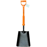 Bear Insulated Carbon Steel Forged Solid Socket Square Mount Shovel