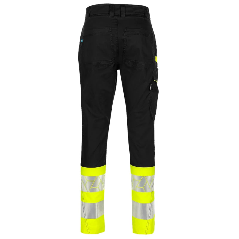 SYNQ® Sioen Showup Yellow/Black Service Trousers, High-Vis Class 1