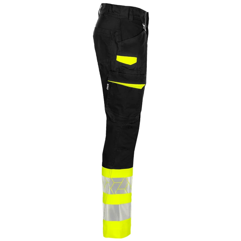 SYNQ® Sioen Showup Yellow/Black Service Trousers, High-Vis Class 1