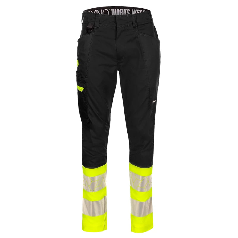 SYNQ® Sioen Showup Yellow/Black Service Trousers, High-Vis Class 1