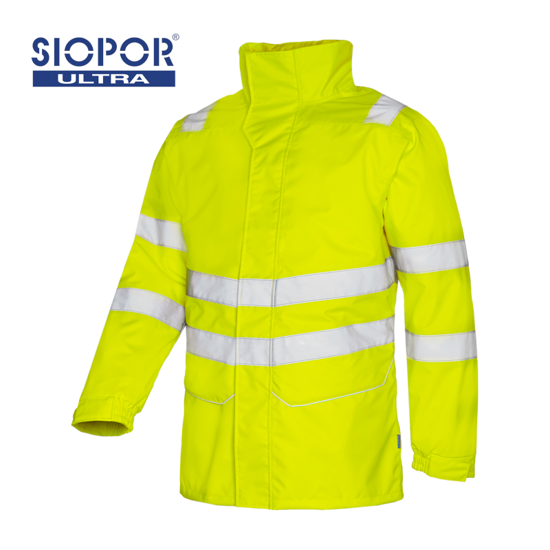 Sioen 4-in-1 Yellow Rain Jacket with Detachable Bodywarmer & Norvill Extreme Trousers