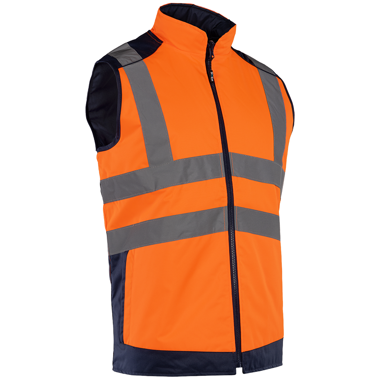 SIOEN Orange/Navy Burton Reversible Body Warmer