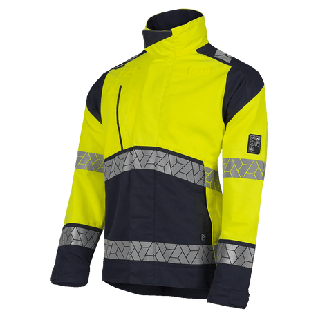 Sioen Vanout ECO high-vis work jacket, stretch zones, ARC protection (APC1)