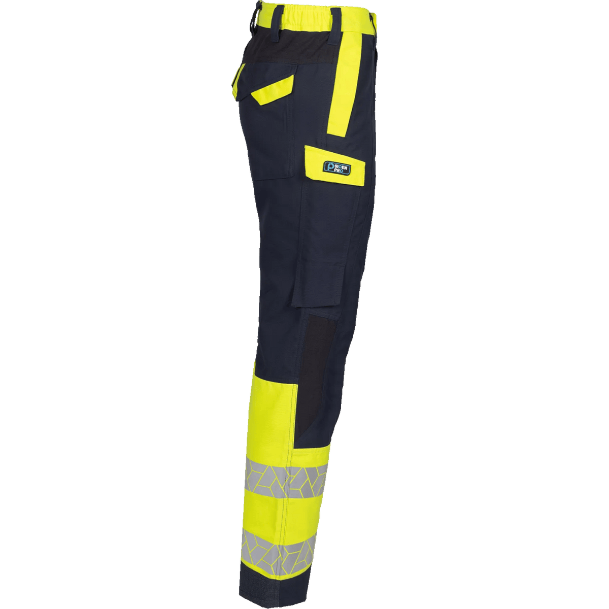 Sioen Byles ECO service trousers, stretch zones, ARC protection (APC1), high-vis class 1