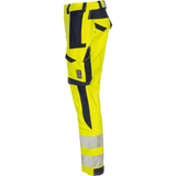 Sioen Vitsor ECO service trousers, stretch zones, ARC protection (APC1), high-vis class 2