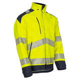 Sioen Pinton Yellow ECO high-vis softshell jacket, ARC protection (APC1)
