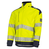 Sioen Pinton Yellow ECO high-vis softshell jacket, ARC protection (APC1)