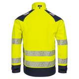 Sioen Pinton Yellow ECO high-vis softshell jacket, ARC protection (APC1)