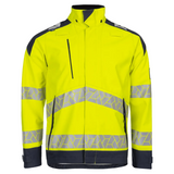 Sioen Pinton Yellow ECO high-vis softshell jacket, ARC protection (APC1)