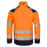 Sioen Pinton Orange ECO high-vis softshell jacket, ARC protection (APC1)