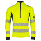 Sioen Nilsan ECO high-vis sweatshirt, half zip, ARC protection (APC1)