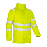 Sioen 4-in-1 Yellow Rain Jacket with Detachable Bodywarmer