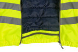 Sioen 4-in-1 Yellow Rain Jacket with Detachable Bodywarmer