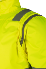 Sioen 4-in-1 Yellow Rain Jacket with Detachable Bodywarmer