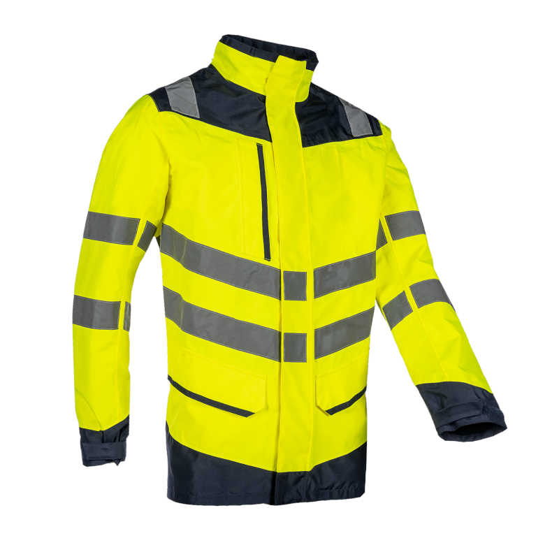 Sioen Birkum Hi-Vis ECO Yellow Rain jacket
