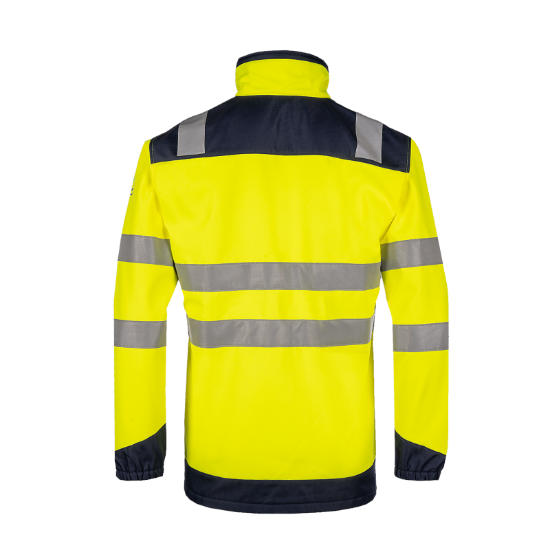 Sioen Hi-Vis ECO Aborg Softshell Yellow Jacket (fixed sleeves)