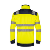 Sioen Hi-Vis ECO Aborg Softshell Yellow Jacket (fixed sleeves)