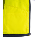 Sioen Hi-Vis ECO Aborg Softshell Yellow Jacket (fixed sleeves)