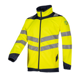 Sioen Hi-Vis ECO Aborg Softshell Yellow Jacket (fixed sleeves)