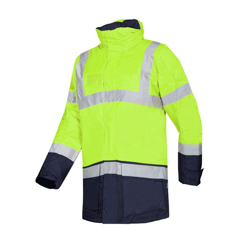 Sioen Lightflash Hi-Vis Winter Rain Jacket