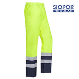 Sioen Norvill Extreme Weather Hi-Vis Yellow Rain Trousers