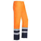 Sioen Norvill Extreme Weather Hi-Vis Orange Rain Trousers