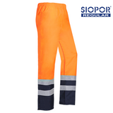 Sioen Norvill Extreme Weather Hi-Vis Orange Rain Trousers