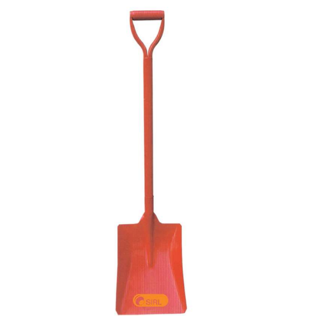 Red Square All Steel Shovel with D Handle