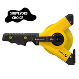 Stabila LBM 1000 STEEL 50MT Open Reel Surveyors Tape, metric scale