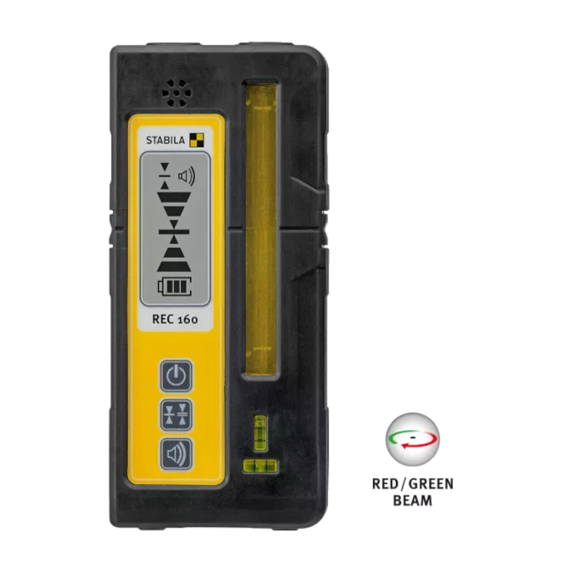 Stabila LAR160 Laser Level 7-Piece Set Plus Rechargable Battery Kit 1 (Standard Receiver)