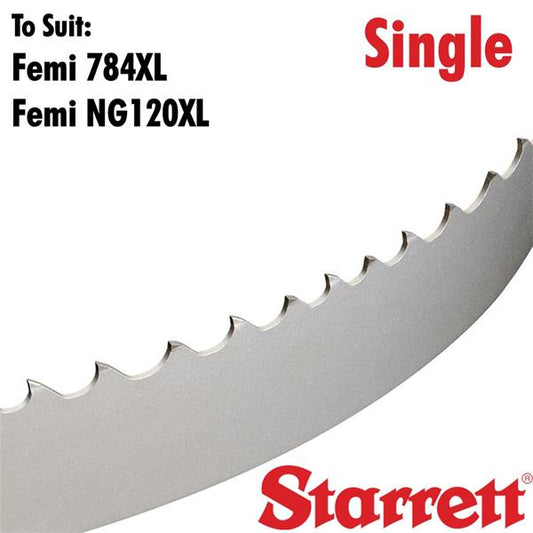 STARRETT 1440x13x0.65mm Bandsaw Blade (To Suit Femi 784XL, NG120XL)