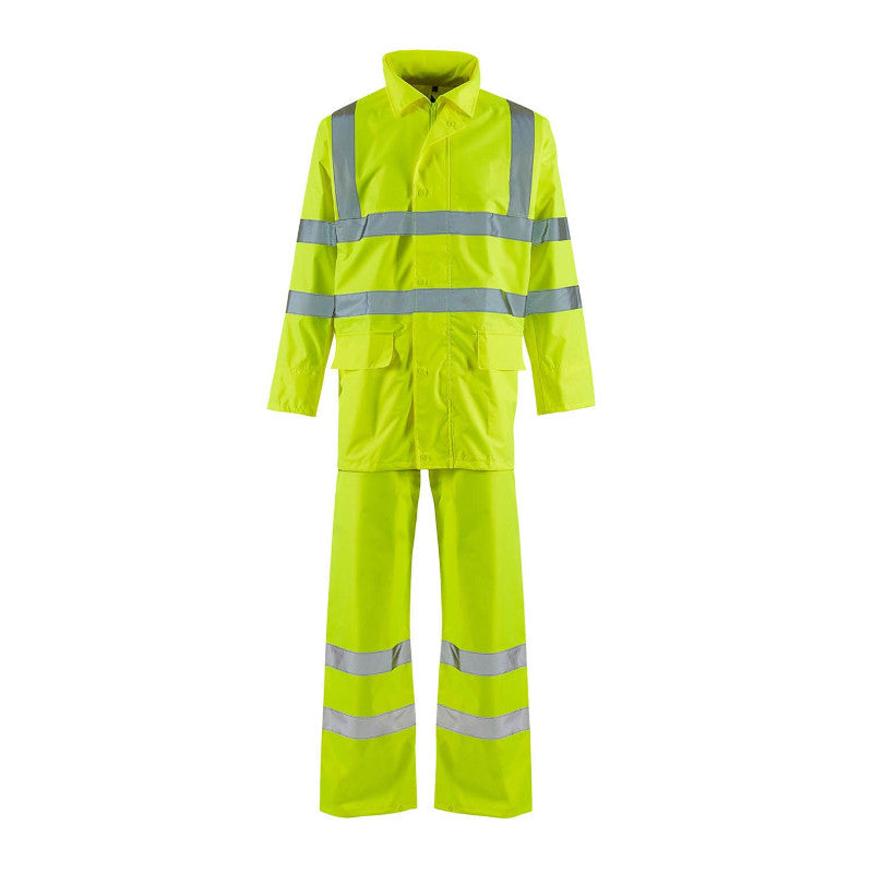 Supertouch Hi-Vis Yellow Lite Rainsuit