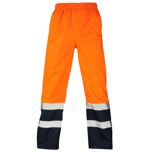 Supertouch Hi-Vis 2 Tone Orange Over-Trousers