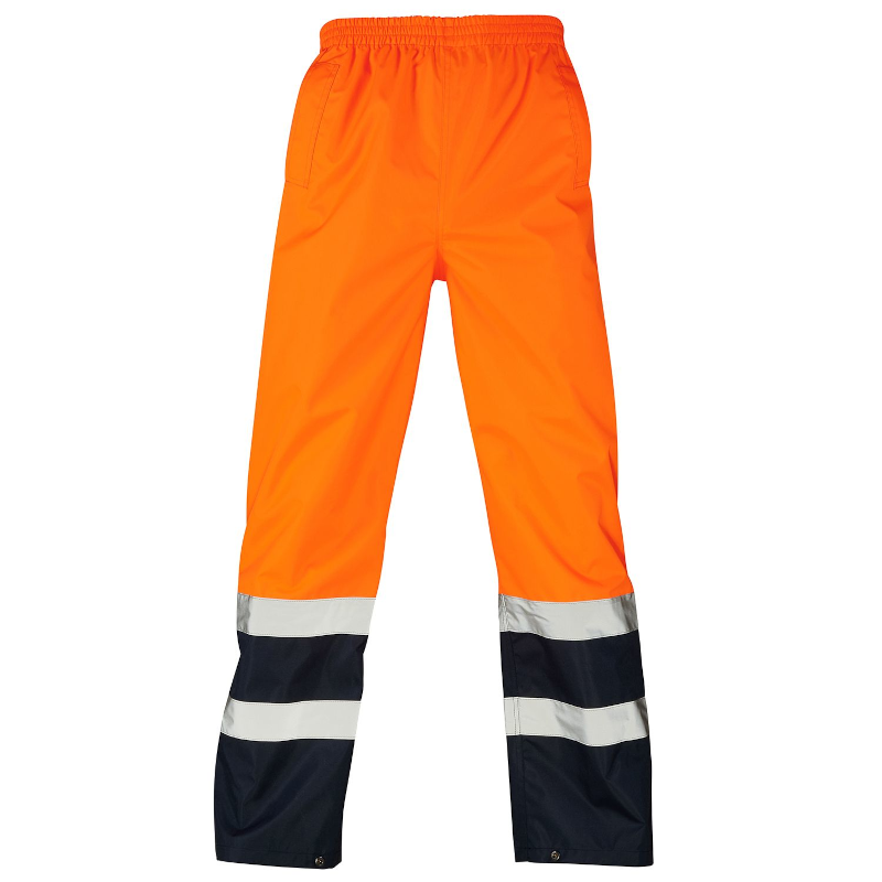 Supertouch Hi-Vis 2 Tone Orange Rain Trousers