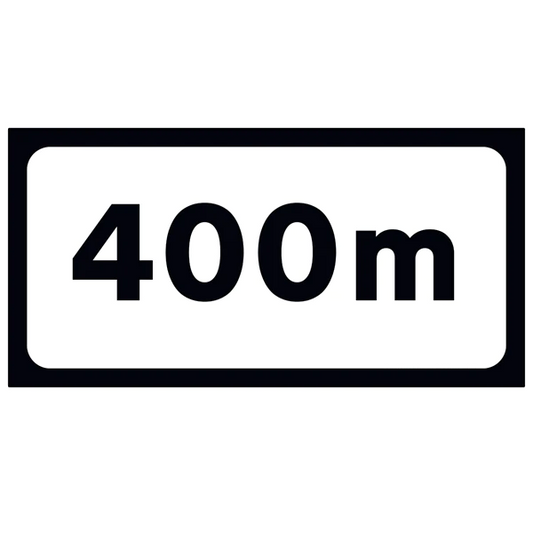 P 001 Supplementary Plate - Distance 400m