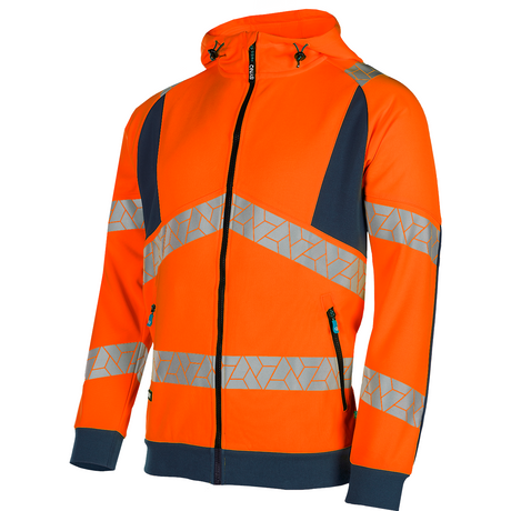 SYNQ® Highlight Orange Zip-Up Hi-Vis Hoodie
