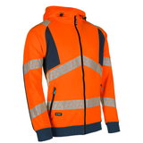 SYNQ® Highlight Orange Zip-Up Hi-Vis Hoodie