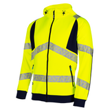 SYNQ® Highlight Yellow Zip-Up Hi-Vis Hoodie