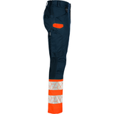 SYNQ® Qlear Hi-Vis Orange Service Trousers with Stretch Zones Class 1