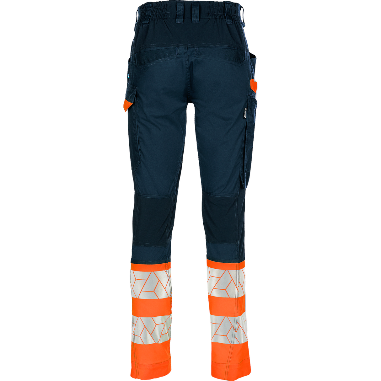 SYNQ® Qlear Hi-Vis Orange Service Trousers with Stretch Zones Class 1
