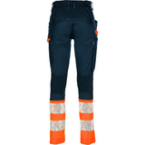 SYNQ® Qlear Hi-Vis Orange Service Trousers with Stretch Zones Class 1