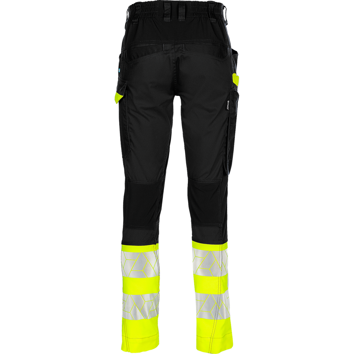 SYNQ® Qlear Hi-Vis Yellow Service Trousers with Stretch Zones Class 1