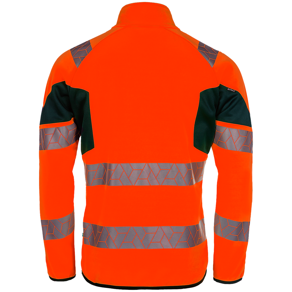 SYNQ® Wellit Orange Hi-Vis Sweatshirt Half-Zip