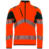 SYNQ® Wellit Orange Hi-Vis Sweatshirt Half-Zip