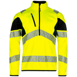 SYNQ® Wellit Yellow Hi-Vis Sweatshirt Half-Zip