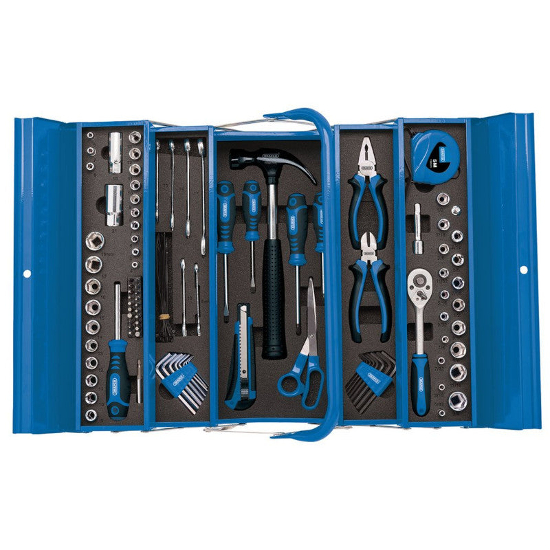Tool Kit in Steel Cantilever Toolbox (126 Piece)