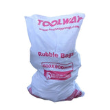 Toolway Rubble Bags 600 x 900mm (Pack of 5)